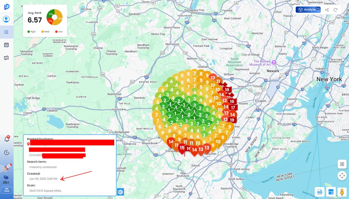 sk8benji's tweet image. 🚀 ¡Actualización de progreso SEO Local! #SEOLocal #USA

Empezamos en abril con este cliente del sector construcción (masonry contractor). A pesar de tener más de 70 reseñas, no rankeaba fuera de su zona inmediata.
⠀
Hoy, tras dos meses de trabajo estratégico 👇