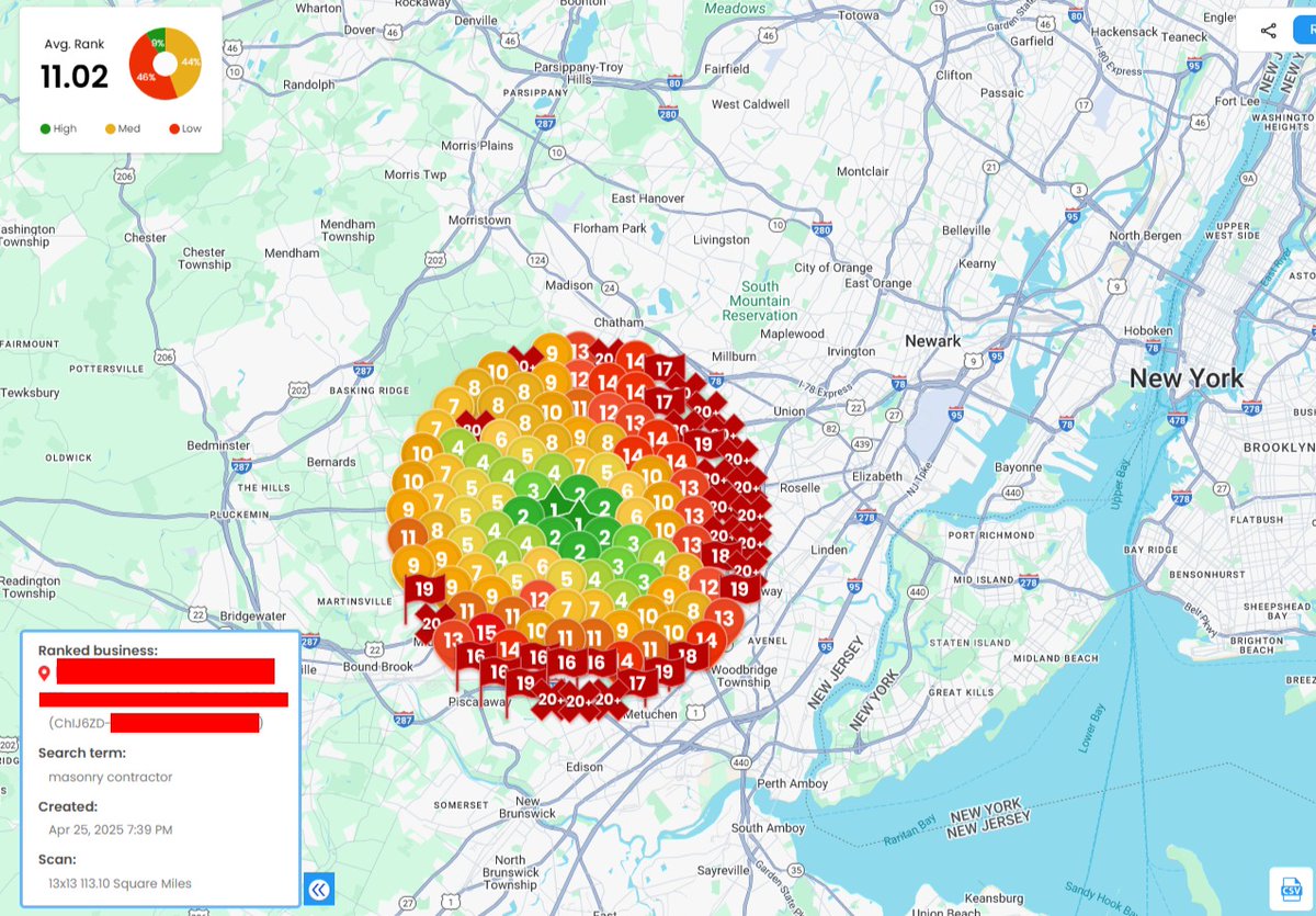 sk8benji's tweet image. 🚀 ¡Actualización de progreso SEO Local! #SEOLocal #USA

Empezamos en abril con este cliente del sector construcción (masonry contractor). A pesar de tener más de 70 reseñas, no rankeaba fuera de su zona inmediata.
⠀
Hoy, tras dos meses de trabajo estratégico 👇