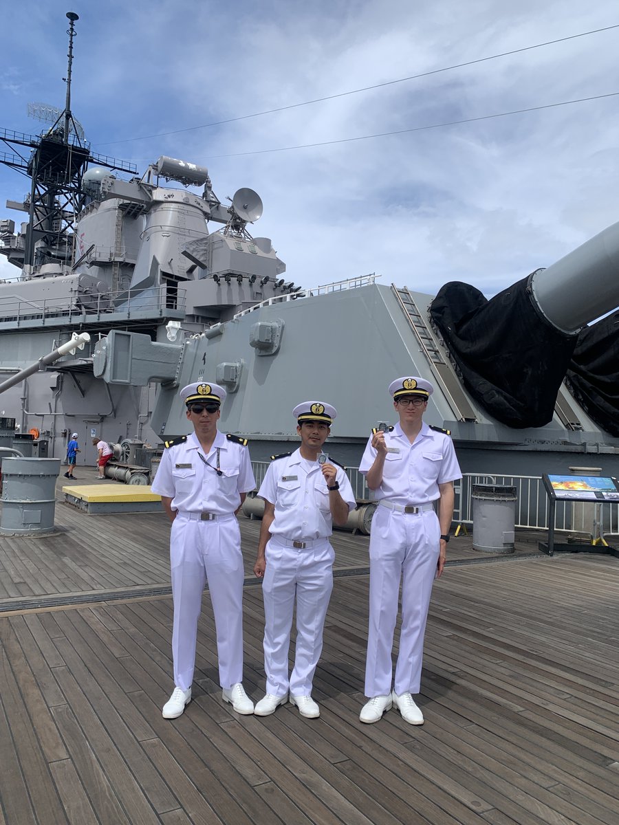 【超レア品】練習艦「かしま」30周年記念チャレンジ 練習艦隊の「かしま」と「しまかぜ」の皆様にご来館頂きました。当館