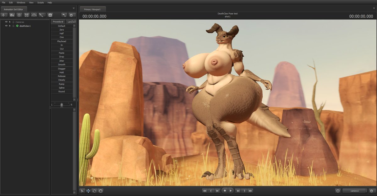 I've been modifying models to make them thicker.
I have some ideas for animations with hyperfarts with it, so powerful, stinking and rumbling that the ground shakes,thinking,
I hardly do that kind of animations, I could do it, would you like to see it?