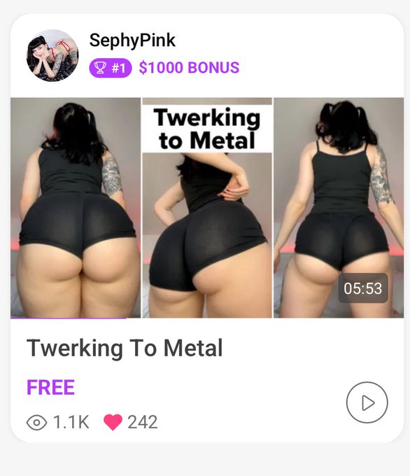 Watch Persephone ♥'s leaked NSFW photo on TwXstars