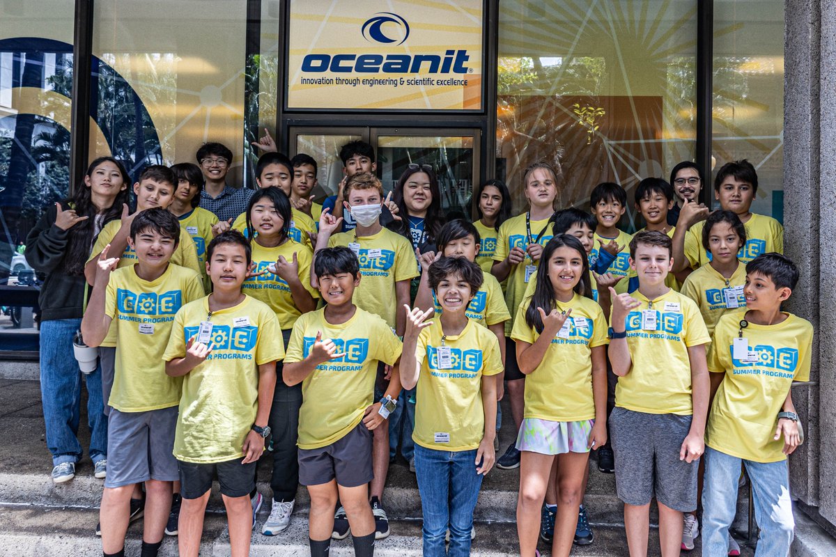 Inspiring Hawai‘i’s Future Tech Leaders 💡💻
Oceanit hosted <a href="/uhmanoa/">University of Hawaii at Manoa</a>  Minecraft summer class for a behind-the-scenes look at how we bring bold ideas from Mind to Market.
Facility tours + big inspiration for the next gen!
#Oceanit #UHManoa #MindToMarket #FutureLeaders #HawaiiTech