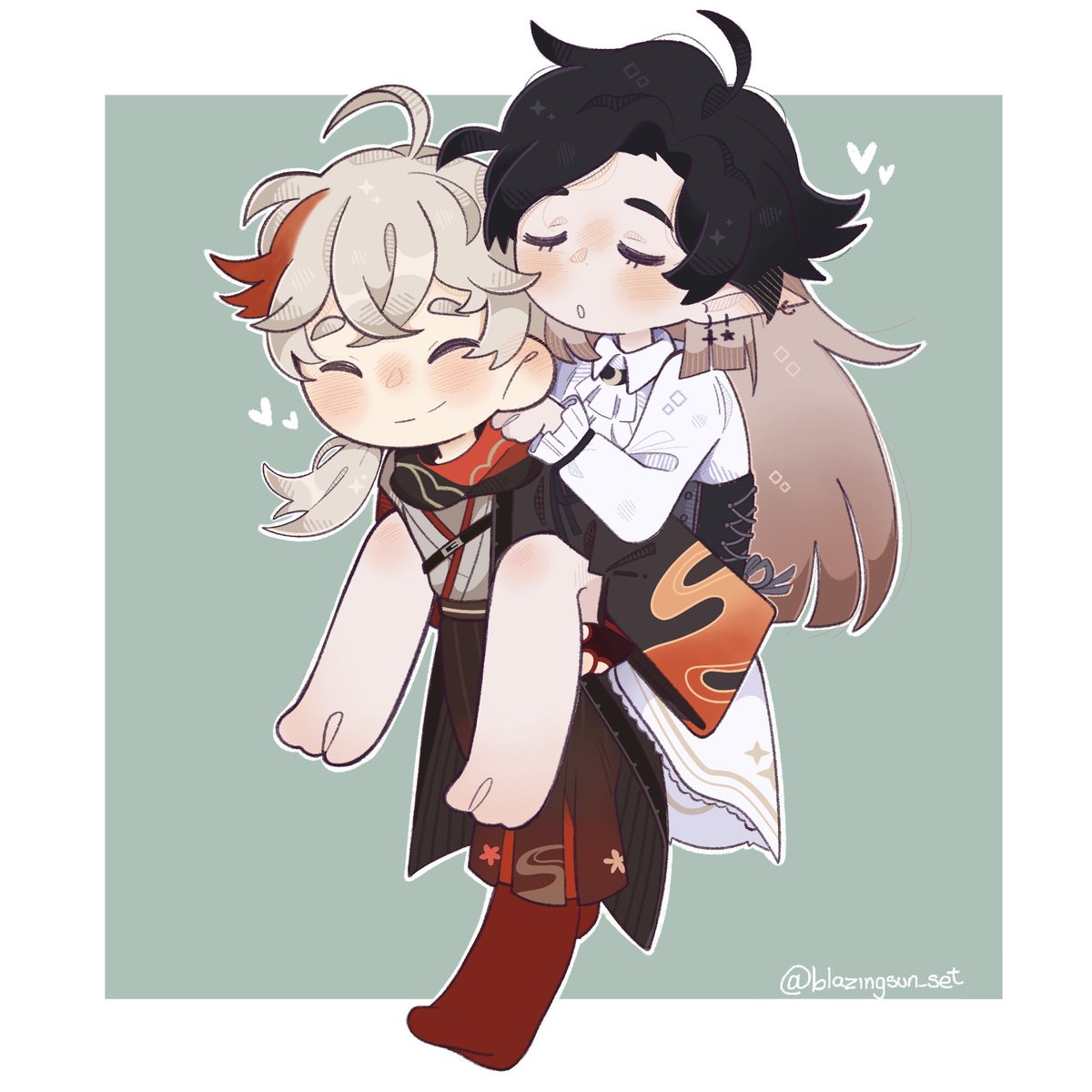 ── ⋅  ⋅  ⋅ ─── 💌 ── ⋅  ⋅  ⋅ ───
  ៸៸  🦢 ৴  En sus brazos, lady Zima reposa 
— como un cisne, suave y hermosa
— mientras el viento canta al pasar
— él la protege, sin titubear . ♡

૮ 🎀 ⸝⸝ #swanmaple 𝅄ׄ 𑁬 
#yumetwt #yume #ocxcanon ☁️
