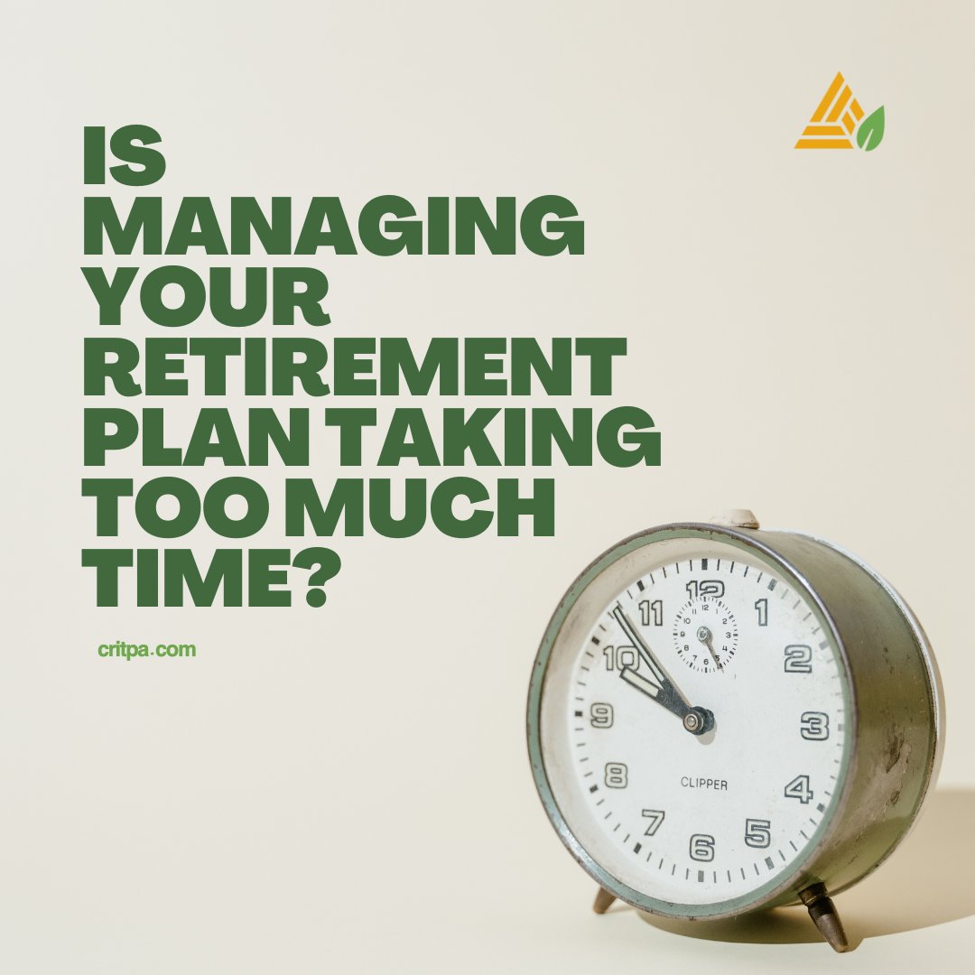 CRITPAServices's tweet photo. Managing your company’s #retirement plan can be overwhelming. #CRITPAServices makes it easier, from custom plan design and compliance to annual filings and participant transactions.

Discover how we can help: https://t.co/7SH3Psgmbo 

#TPAServices #RetirementPlans https://t.co/Md9NPJhqEE