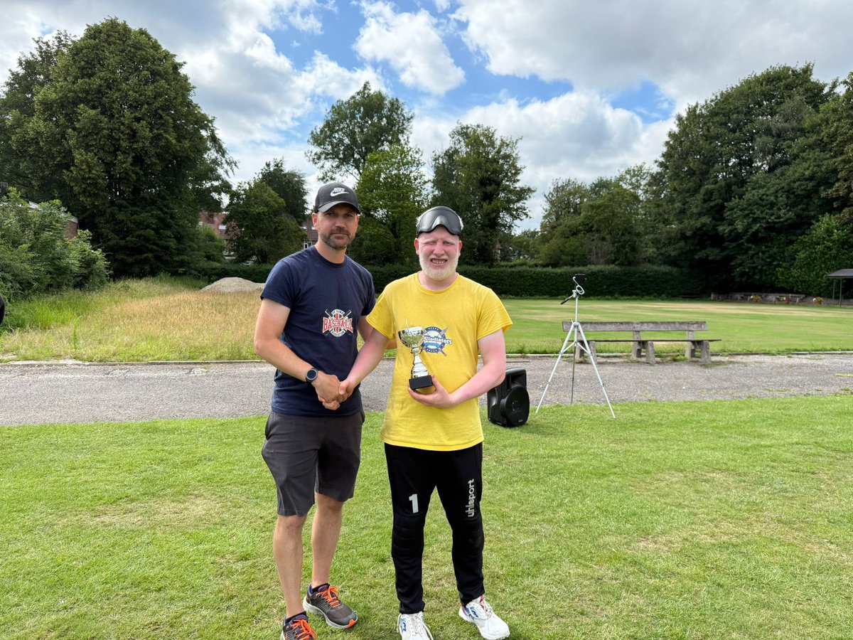 Big wins for the GM Gladiators in blind baseball’s second round at Cheetham Hill! We beat East Lancs Legends 9-0 and Lancashire Lions 8-2. Tahseen Sabir smashed four home runs and earned MVP. Proud of this amazing team—come join the excitement! ⚾️🏟️ #BlindBaseball #Inclusion