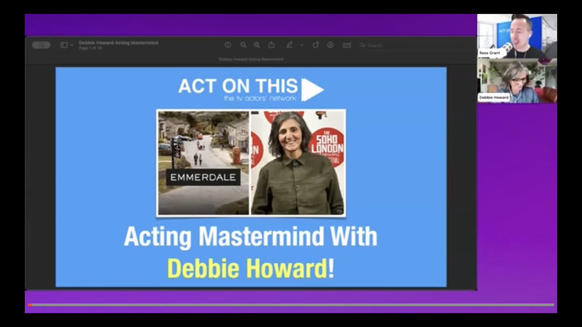 Lucy_Moon_292's tweet image. From #DebbieHoward, I’ve learnt how a typical shoot on a serial drama works which I enjoyed so much! 

Click the link in the comments to see the amazing advice from this brilliant lady herself 😊❤️🎭

#sightreading #Preparation #research #serialdrama #actresslife #autisticactress