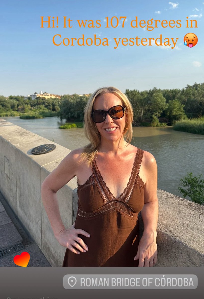 Greetings from Cordoba where it has been north of 105 degrees every day … nevertheless Spain continues to be a dream!