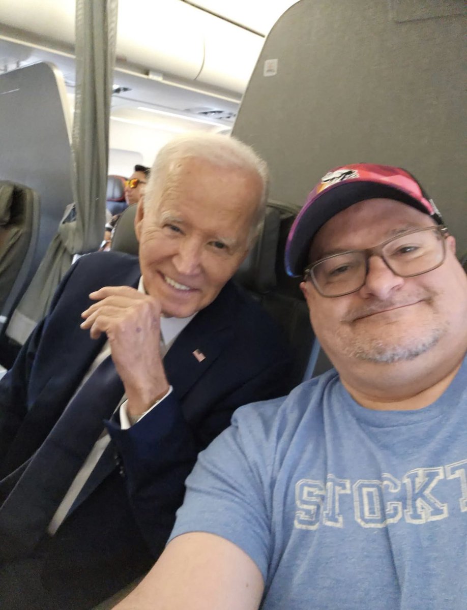 My old teacher who ran our college radio station had a fun seatmate on his flight to Minneapolis this weekend