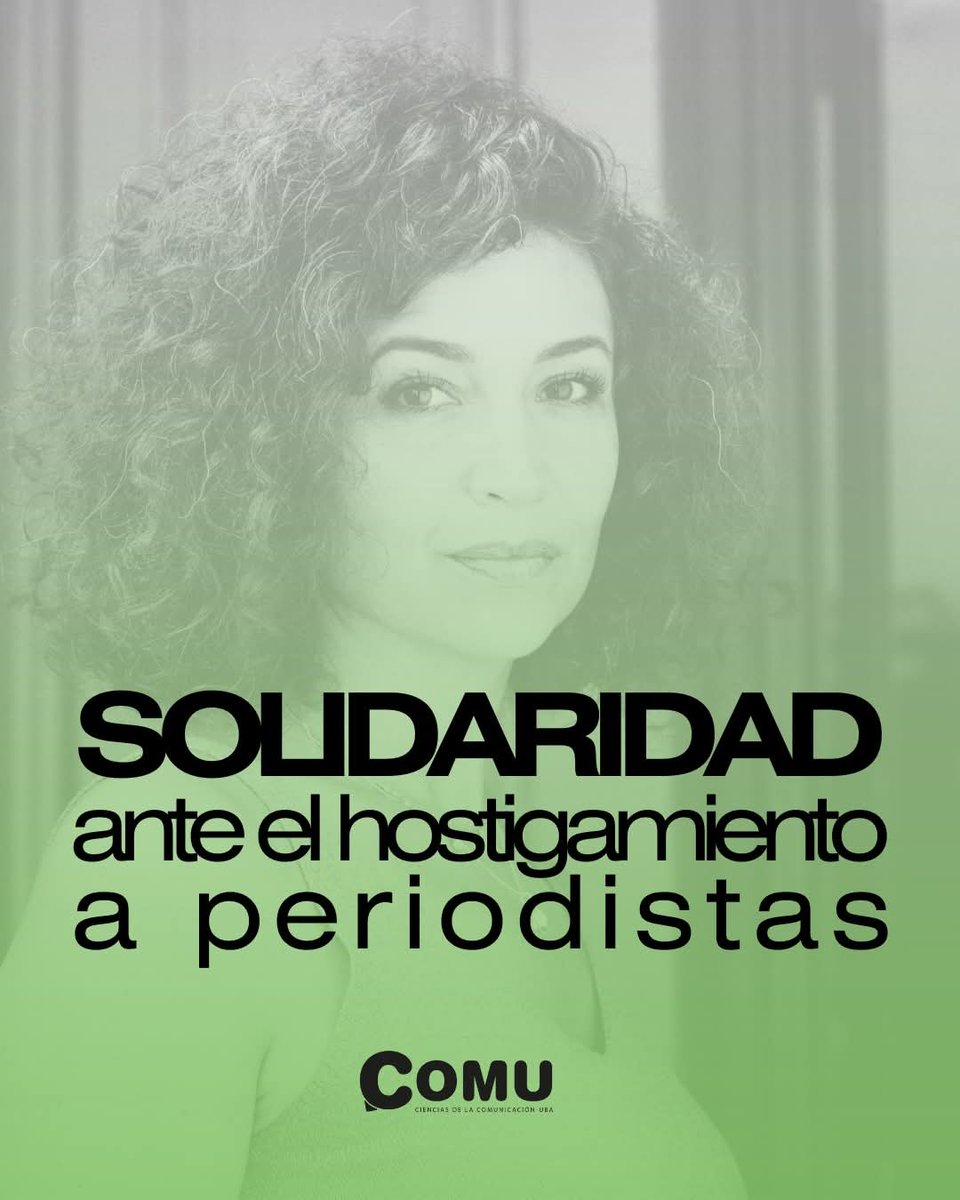 comuUBA's tweet image. Nuestra solidaridad con @juliamengo ante el brutal hostigamiento que está sufriendo.
