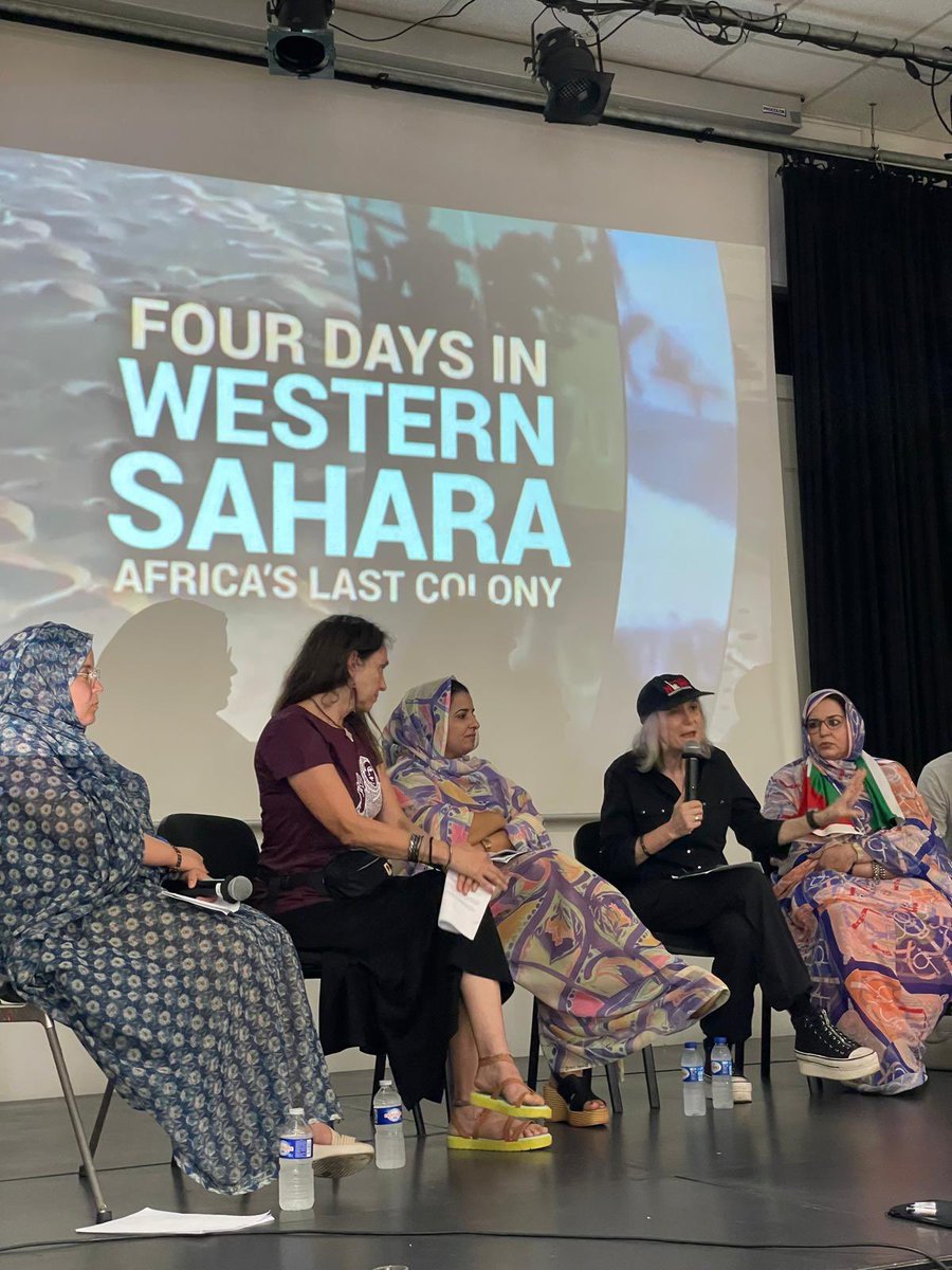 oubibachir's tweet image. Geneva, June 30th 2025;
@mariacarrionq wrote: “Today the UN Human Rights Council belonged to the Sahrawi 🇪🇭 people. A super powerful presentation with victim testimony of the report on gender based violence by Morocco 🇲🇦 authored by Sahrawi women under occupation at a…