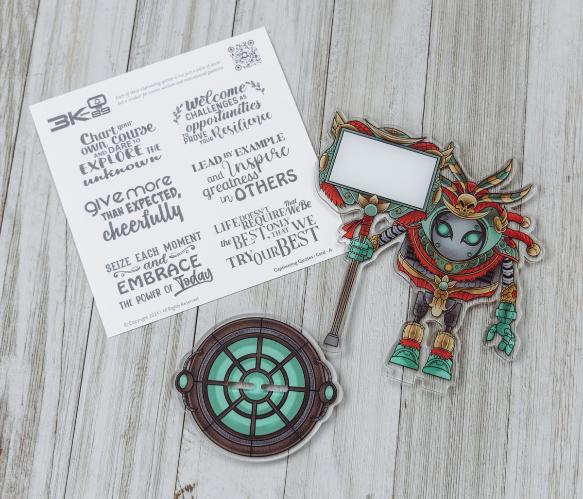 3ko89's tweet photo. 3KO89 Aztec Warrior
https://t.co/mW9xSuT3DA
The Aztec Warrior is an experienced combatant fiercely determined to protect and defend those in need.
Our acrylic vintage robot is created to display a motivational message using pre-designed quotes! https://t.co/pczHVP6Aja