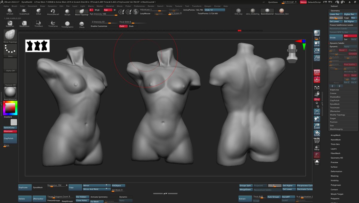 doritingo's tweet photo. i'm trying to recreate this female torso.
Do you have any feedback? 😃👀 https://t.co/ScUNA067TG