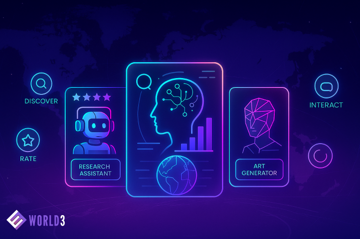 WORLD3_AI's tweet photo. Welcome to the incoming Agent Market ๐
Explore, chat, rate, and soon publish your own AI Agents โ all inside the WORLD3 AI Portal. The Agent Market will be your gateway to a new era of user-powered automation.
Stay tuned as we take a tour. ๐
#WORLD3 #AI #AgentMarket