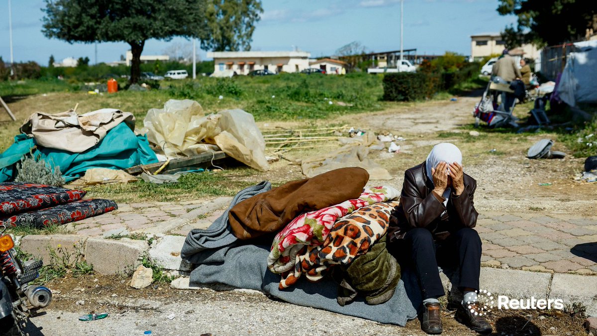 Syrian forces, many of them masked, mustered to fight a pro-Assad uprising on the coast. When armored convoys rolled out to western Syria, cries of ‘Sunnis, Sunnis’ rose in the night along with rhyming slogans calling for people to ‘slaughter the Alawites’ reut.rs/4nwLNcY