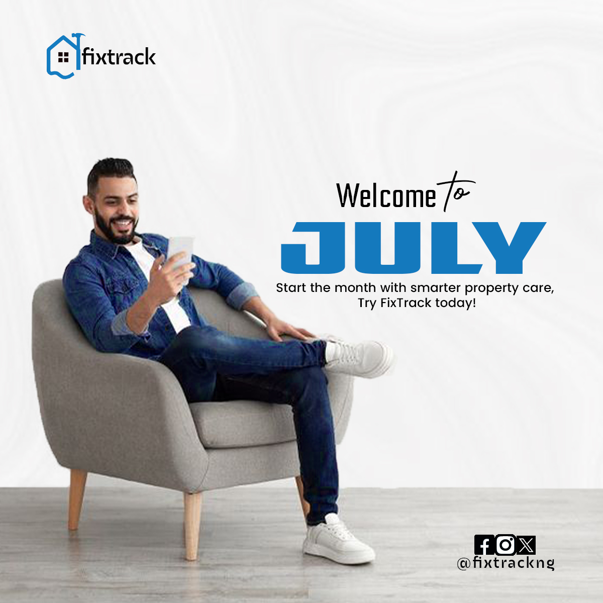 fixtrackng's tweet photo. This July, FixTrack is here to make managing your home or rental smarter, faster, and stress-free. Whether you're a tenant or a landlord, we're in your corner. Let’s fix more, worry less, and live better.
#HappyNewMonth #JulyVibes #Fixtrack https://t.co/B2MWT9NTl5