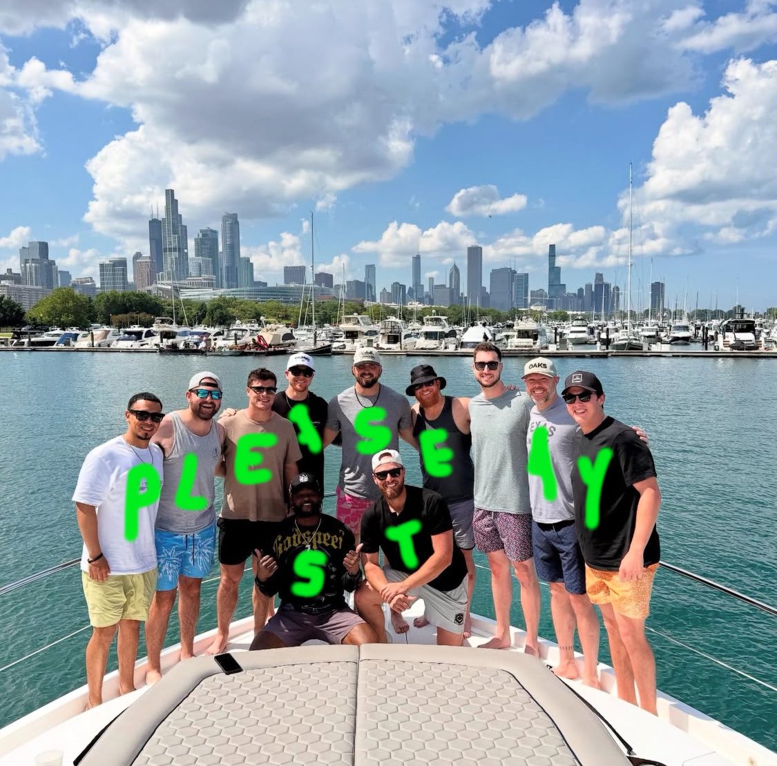 The Cubs players came together and decided to spray paint “PLEASE STAY” on their shirts to show Kyle Tucker how much they want him here in Chicago. 100% Real. Absolutely incredible. 
#PleaseStayKyle #ExtendKyleTucker