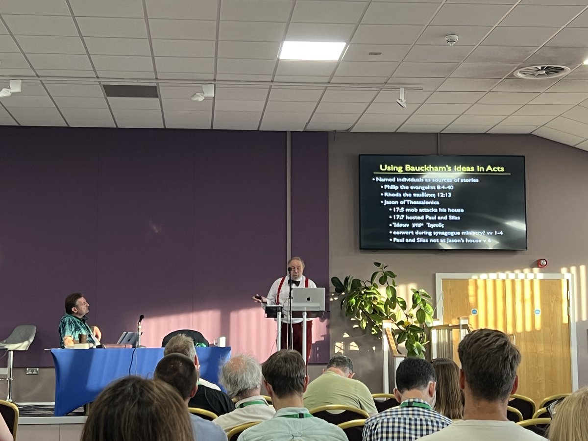 nelson_hsieh7's tweet image. Enjoyed this lecture today by Steve Walton
“Acts and the Eyewitnesses”
NT Lecture for 2025 Tyndale Fellowship Conference