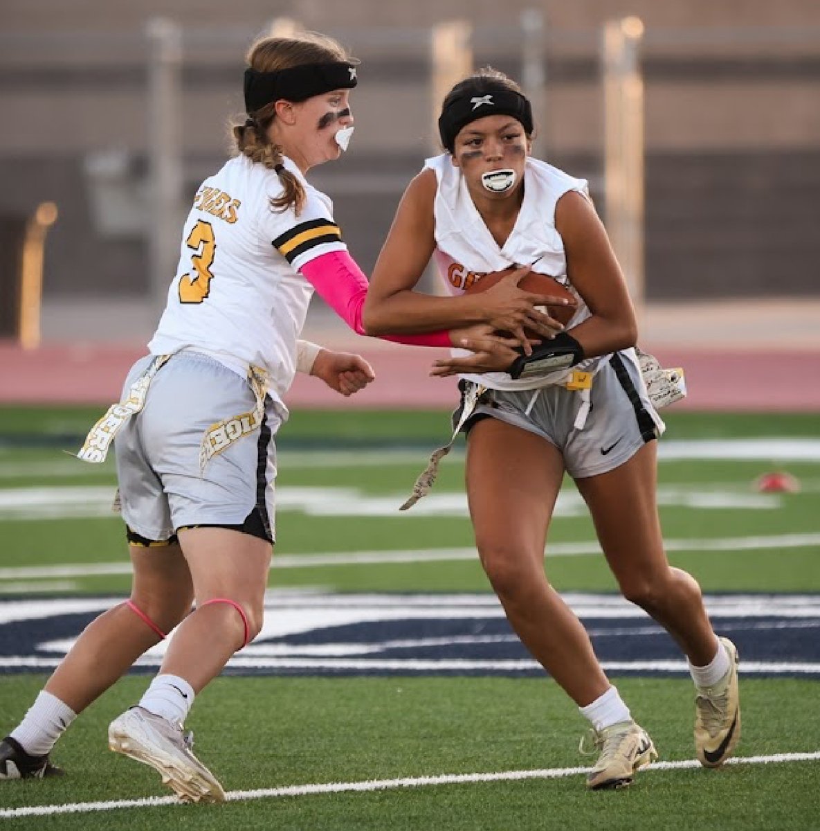 .<a href="/Flag_CHS/">CHS Flag Football</a>'s Emily Williams and <a href="/GHSladyflag/">Gilbert Tigers Girls Flag Football</a>'s Jalyssa Guerrero (<a href="/Jalyssa_gg/">Jalyssa Guerrero</a>) competed at different high schools but the two will be teaming up in 2026 on <a href="/benumesaflag/">Benedictine University Mesa Women’s Flag</a>. 

Neither thought of taking flag football to college until something changed.

<a href="/sportscronkite/">Cronkite News: Phoenix Sports</a>