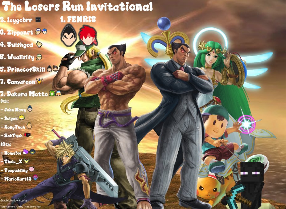 Graphic by <a href="/Edwardplayz4/">Edwardplayz</a>
The Q2 2025 Losers Run Gold Invitational:
🥇Fenris
🥈<a href="/IcygobrrTTV/">TF | IcygobrrTTV</a>
🥉<a href="/Zipponsts/">Zipponst</a>
4️⃣<a href="/ColeTwoThree/">DreamOn - Swishgod</a>
5️⃣<a href="/Wealisify/">Weas</a>, PrinceofSkill
7️⃣Cameroon, DAKARA MOTTO
9️⃣<a href="/Deigoz4/">CDS | Deigoz</a>, <a href="/Ninjapugs1/">conar</a>, <a href="/cersia_/">diddy kong james</a>, John Navy
1️⃣3️⃣<a href="/Homeboi_SSBU/">Homeboi</a>, <a href="/x_thale/">Thale_X 🔜 Supernova 2025?</a>, Toopudding, Mariokart12
