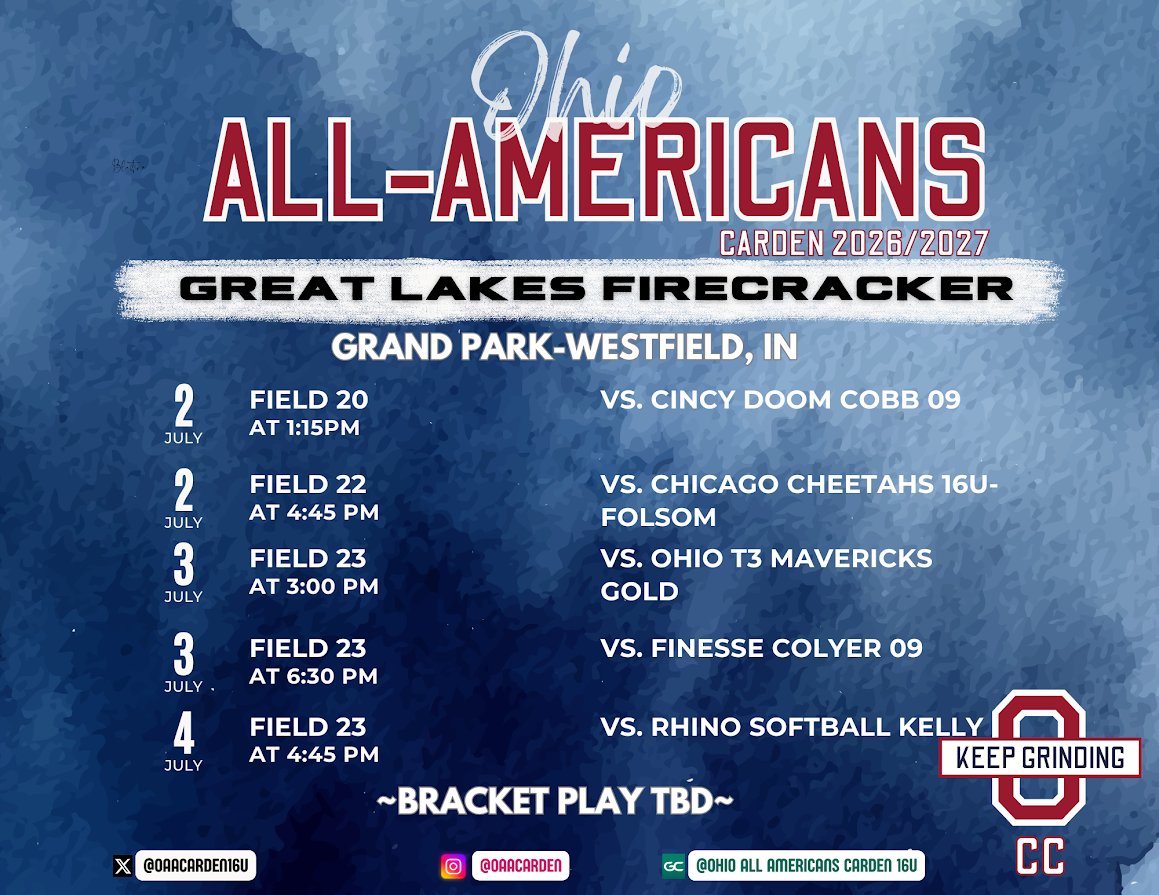 Great Lakes Firecracker schedule drop! Games start this Wednesday!🥎