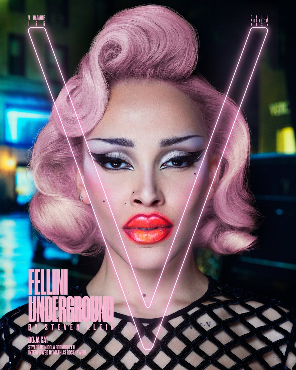 BRIGHT LIGHTS, BIG CITY, LIFE IN THE FAST LANE—WELCOME TO FELLINI UNDERGROUND!

Presenting our V155 Fall Preview 2025 print + digital cover series, starring global music icon <a href="/DojaCat/">DOJA CAT</a> (and a few special guests!)

The dark prince of dreams himself—photographer and longtime