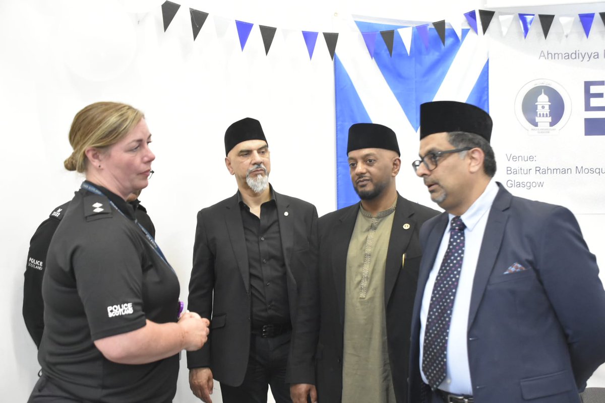 Majlis Ansarullah Scotland (@amea_scotland) on Twitter photo What a joyful success! Our #EidDinner brought together hearts from all walks of life, celebrating unity & love.
With our motto Love for all, hatred for none, we shared laughter, delicious food, & cherished moments. Thank you all.
<a href="/AMEAGlasgow/">Ahmadiyya Muslim Elders Association Glasgow</a>
<a href="/ukmuslims4peace/">UKMuslimsforPeace</a>
#Unity
#EmdTheWars What a joyful success! Our #EidDinner brought together hearts from all walks of life, celebrating unity & love.
With our motto Love for all, hatred for none, we shared laughter, delicious food, & cherished moments. Thank you all.
<a href="/AMEAGlasgow/">Ahmadiyya Muslim Elders Association Glasgow</a>
<a href="/ukmuslims4peace/">UKMuslimsforPeace</a>
#Unity
#EmdTheWars