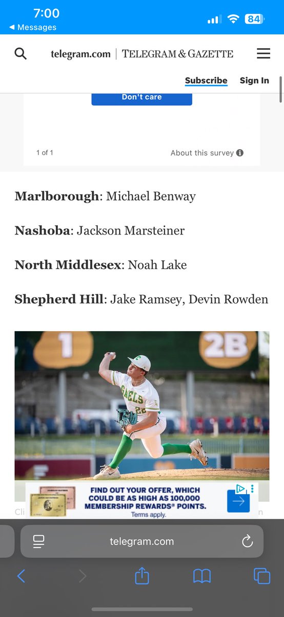 Happy to announce that I made the Mid-Wach League All-Star Second Team
<a href="/SHRamsAthletics/">Shepherd Hill Athletics</a> <a href="/tgsports/">Worcester T&G Sports</a> <a href="/NorthEast_BBall/">NEB</a> <a href="/CoachGoldenNCSA/">Hunter Golden</a>