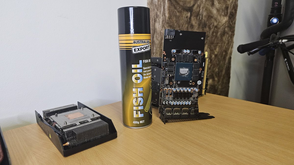 TechYESCity's tweet image. You either die a hero or live long enough to start using fish oil on pc parts.