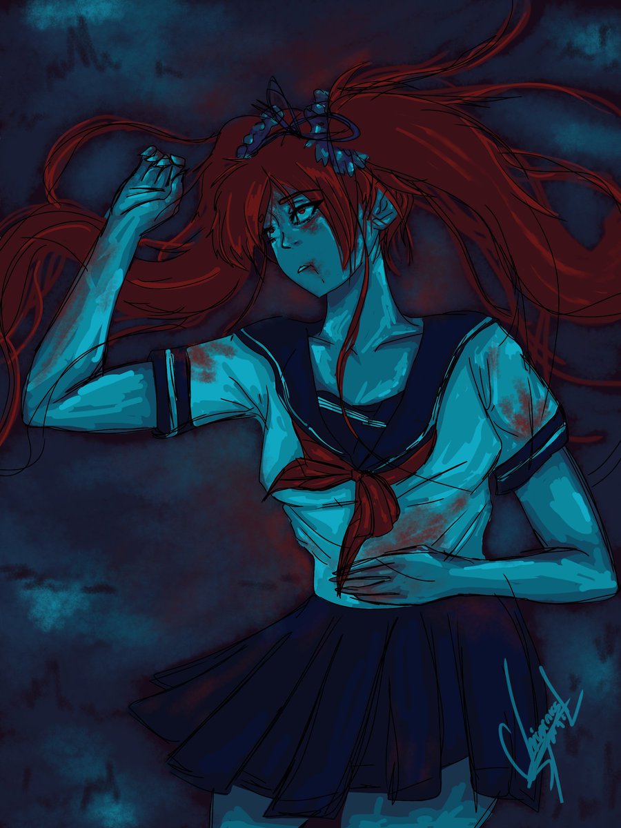 jimena50339's tweet photo. Dibujo dedicado a mi serie Favorita de Yandere Simulator ❤️🫶 "Detrás del juego" @Victorialand5 #detrasdeljuego #YandereSimulator #yandere #dibujodigital #art https://t.co/65U044UnIC