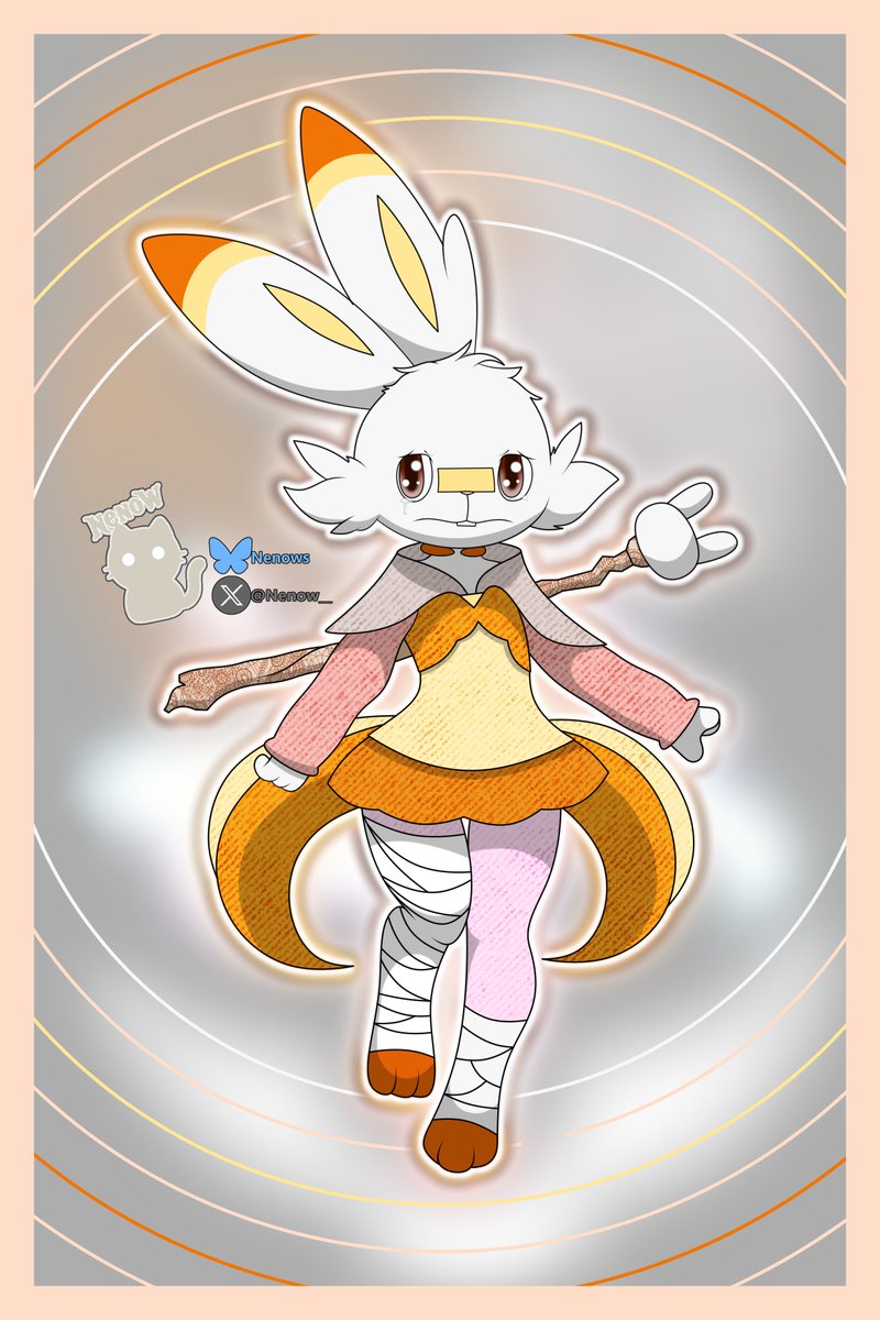 . : Twilight Flame : . 
Mahou shoujo Scorbunny
#art • #pokemonart • #scorbunny • #digitalart 
#oc • #bunny • #furryart • #mahoushoujo