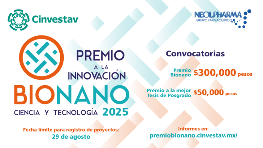 Cinvestav (@cinvestav) on Twitter photo 🚨CONVOCATORIA ABIERTA🚨
2 CATEGORÍAS
Premio Bionano
Mejor tesis de Posgrado
Fecha límite
🗓️ 29 de agosto
🔗premiobionano.cinvestav.mx
📧premio.bionano@cinvestav.mx 🚨CONVOCATORIA ABIERTA🚨
2 CATEGORÍAS
Premio Bionano
Mejor tesis de Posgrado
Fecha límite
🗓️ 29 de agosto
🔗premiobionano.cinvestav.mx
📧premio.bionano@cinvestav.mx
