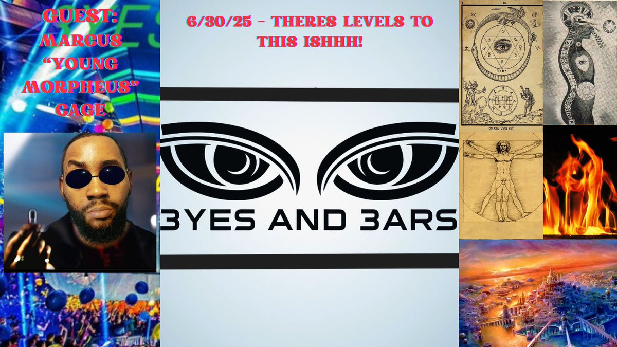 3yes_3ars's tweet photo. GOING LIVE AT 9PM EST W/ @MarcusJamesCage TO TALK POLITICS, MATRIX, REALITY AND THE ESOTERIC/MYSTIC. HOP IN THE CHAT TONIGHT!

@GetIndieNews @macroaggressio3 @LonestarViz @NumberSixTNP @TNPonTwatter @MPJJAKM @AnartistCo @OperationGCD @Zowe_TKMC 

6/30/25 - THERES LEVELS TO THIS ISHHH! https://t.co/wT3sh5h2Rg