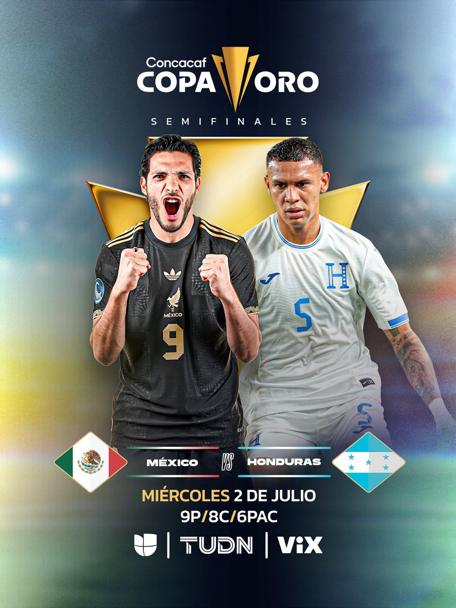 🇲🇽 El Vasco y los suyos ¡Cerquita de la Gran Final del #VeranoFutbolero!🏆

🇭🇳¡Los catrachos son el rival a vencer!🇭🇳

📺 Por <a href="/Univision/">Univision</a> <a href="/TUDNUSA/">TUDN USA</a> 
Streaming en <a href="/VIX/">ViX</a>🇺🇸📲 bit.ly/3ykBGmd