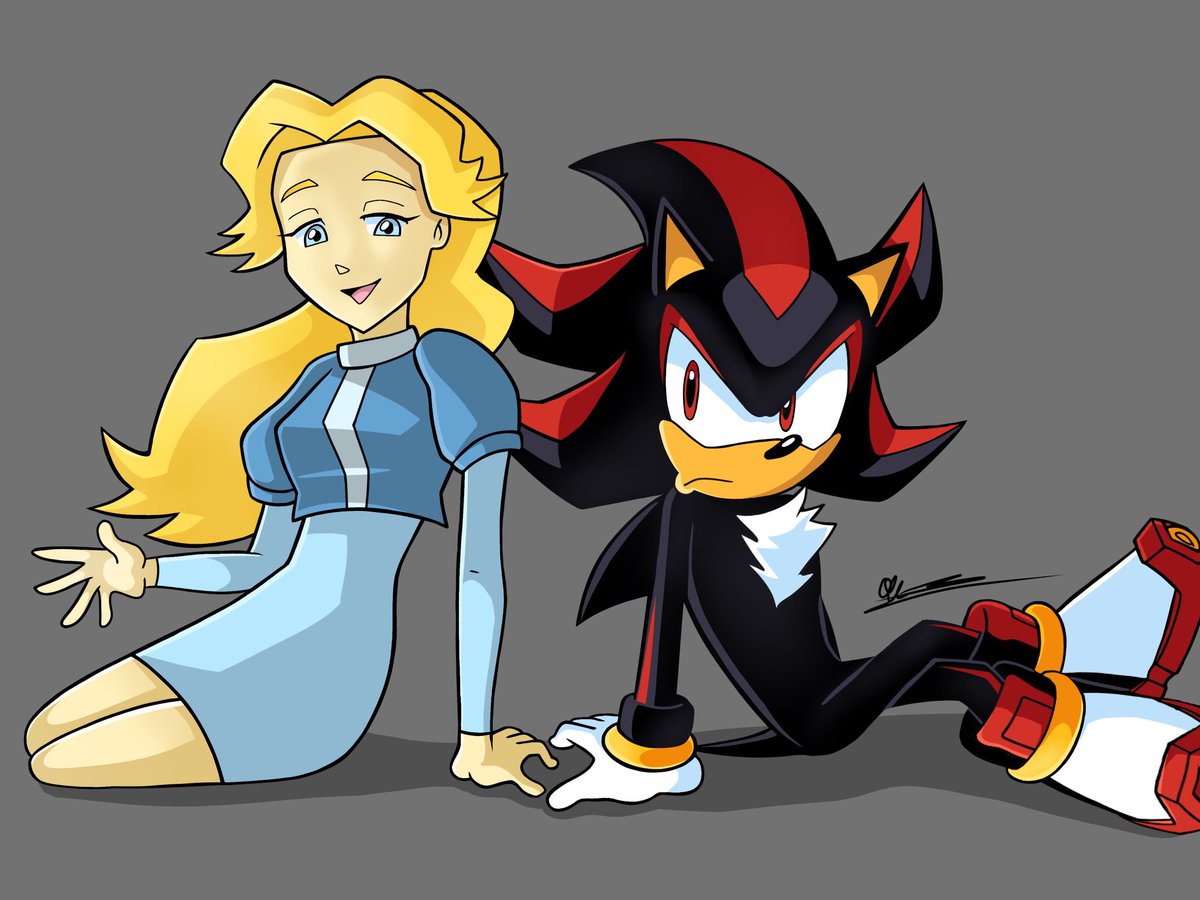 silvers_rings's tweet image. #ShadowTheHedgehog and Maria — #SonicTheHedgehog