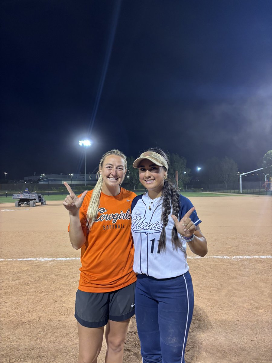 Camryn Jennings (@camjennings2029) on Twitter photo Kicking off Colorado the right way! 🙌 Big thanks to <a href="/cowgirlsb/">OSU Cowgirl Softball</a> for hosting such a fun and well-run camp. Had a blast!
#gopokes #cowgirls #classof2029 #ladymagic #magicboom #coloradosparkler #OSU Kicking off Colorado the right way! 🙌 Big thanks to <a href="/cowgirlsb/">OSU Cowgirl Softball</a> for hosting such a fun and well-run camp. Had a blast!
#gopokes #cowgirls #classof2029 #ladymagic #magicboom #coloradosparkler #OSU