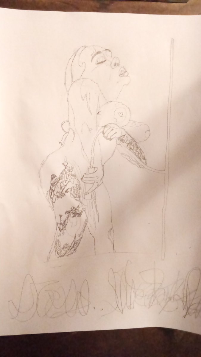 GroandDaddyPurp's tweet photo. Here is illustration of @prom__queef I had drawn https://t.co/ztwPgoCkBi
