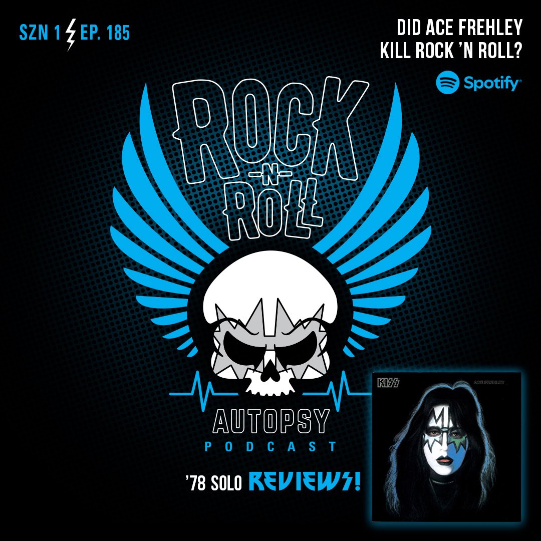 Ep. 185 🚀 Ace Frehley’s ‘78 solo album is on the slab!

Is it iconic, intergalactic, or inexplicably awesome? 🪐🎸
Space Ace steps out—spoiler: it rips.

🎧 Blast off here: open.spotify.com/episode/2Oj2DC…
#RocknRollAutopsy #AceFrehley #KISS #MusicPodcast #70sRock