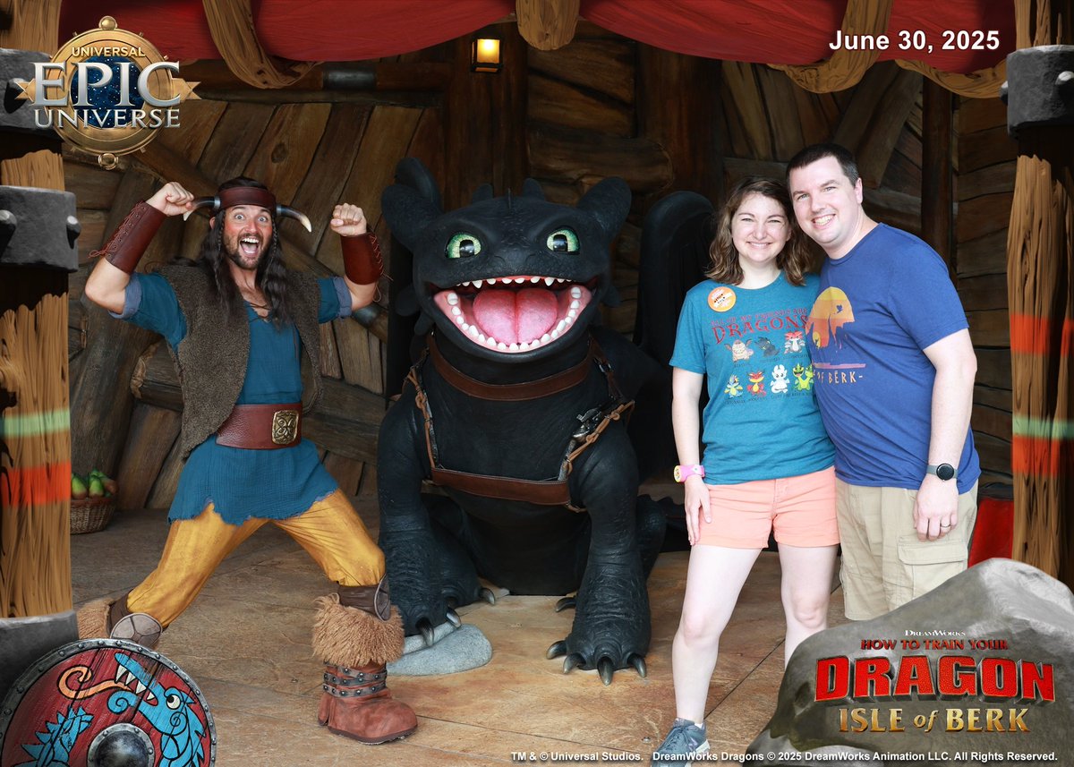 JasonTCV's tweet image. Haven&apos;t posted much today, we&apos;re on our final day of our trip. Ending again at #EpicUniverse to celebrate Amy&apos;s birthday! Wonderful day so far!