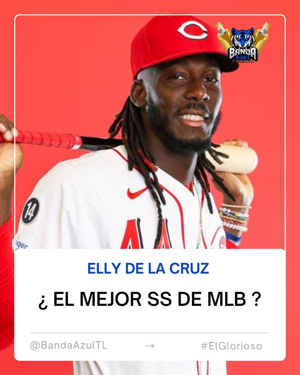 Elly está teniendo una primera mitad impresionante en 2025. Hasta el día de hoy, tiene un promedio de bateo de .280, con un OPS de .861, 18 jonrones, 57 impulsadas, y 22 bases robadas en 322 turnos oficiales al bate. 

#BandaAzul #MLBAzul