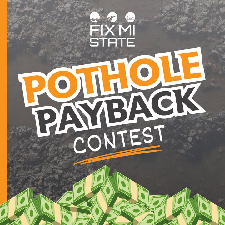 🚨 Today is the LAST DAY to enter the Pothole Payback contest! Have a pothole story? This is your final chance to share it and make your voice heard.

Enter now before it’s too late:
bit.ly/3G7yHRZ