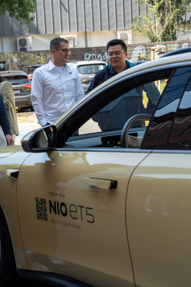 gbweekofficial's tweet photo. ⚡️Meet the NIO ET5
At #GermanBlockchain & AI Week, one of the absolute highlights wasn’t just on stage, it was on wheels. The stunning #NIOET5, showcased by #NIO, drew constant attention and crowds, sparking conversations about the intersection of AI, automotive tech, and the blockchain-powered future.
🔍 As one of the leading innovators in smart electric vehicles, @NIO is building more than cars, it's building a next-gen NOMI ecosystem on wheels. The ET5 has a deep integration with smart mobility services. The crowd was especially curious about how AI personalization, predictive driving behavior, and decentralized data usage might shape the next era of mobility.
🔋 Clean, intelligent, connected.
🚗💡 The car of the future isn’t just electric. It’s intelligent, autonomous, and deeply connected to the world around it.
Learn more: https://t.co/YnDhEtWRnu
#germanblockchainweek #berlin #berlinblockchainweek #germanai #ki #blockchain #crypto #blockchain #deutschland