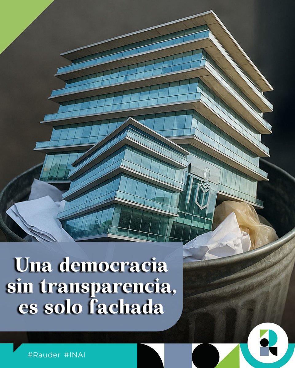 OrgRauder's tweet photo. En México, el derecho a la información enfrenta un retroceso alarmante. Con el debilitamiento del INAI y la falta de acceso a datos públicos, se vulnera un derecho clave para la democracia. Sin transparencia, no hay rendición de cuentas ni ciudadanía informada.
#Rauder #INAI #DerechosHumanos #Transparencia #DerechosParaTodos #Democracia