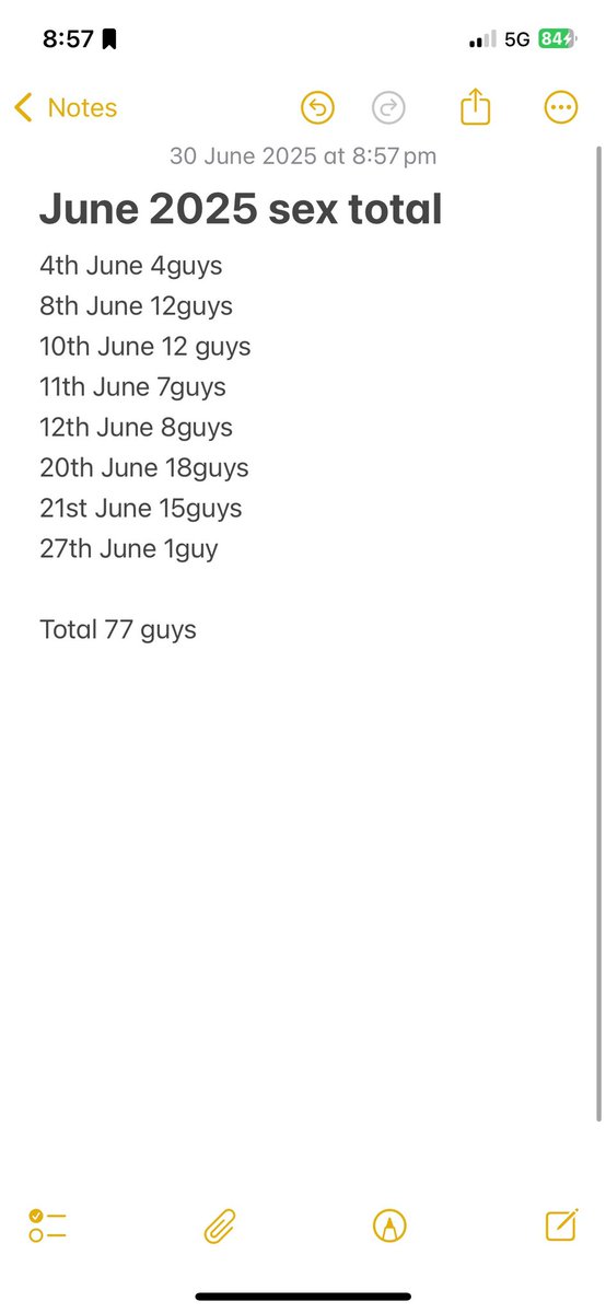 😈June total😈 

Who’s gonna get on my July list…?