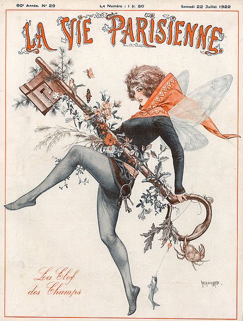 Front cover of La Vie Parisienne, 22nd July 1922.