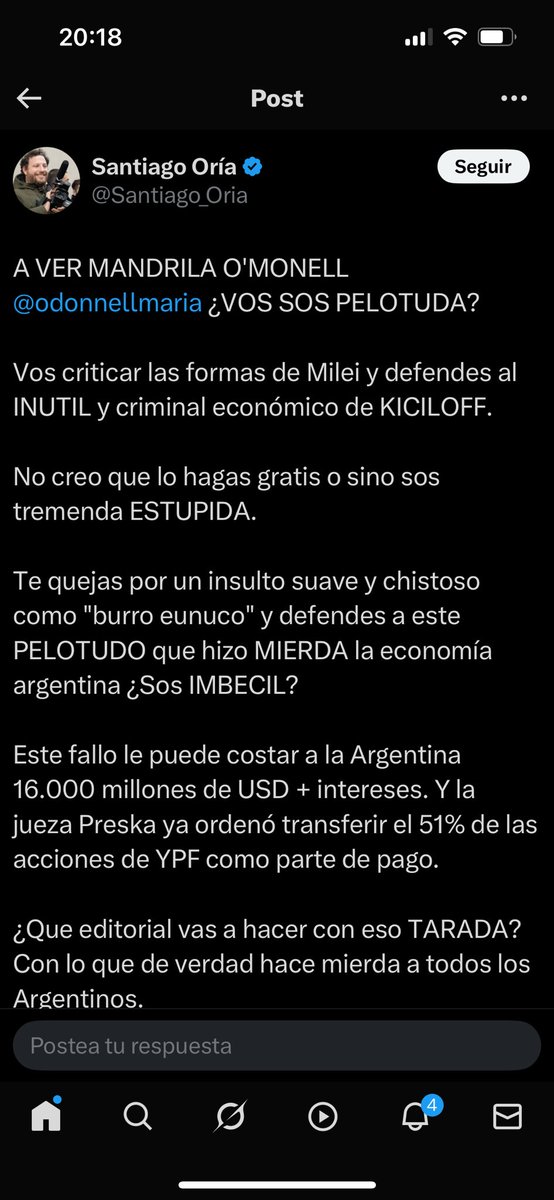 Che esto es gravísimo.