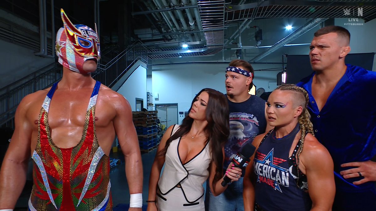 I thought Otis was Injured 🤔

#WWERaw