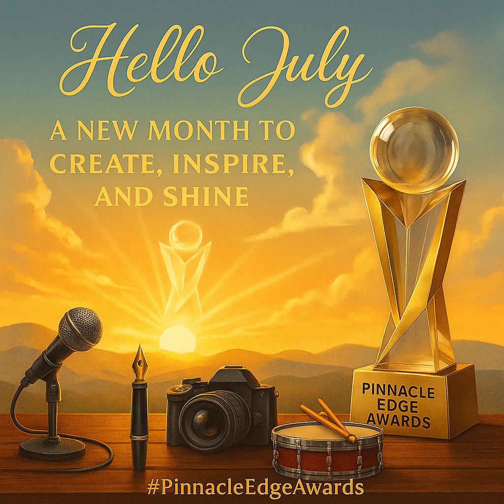 pedgeawards's tweet photo. Hello, July!
A new month brings new moments to create, inspire, and shine.
Let’s keep raising the standard and celebrating the brilliance within us all.
#PinnacleEdgeAwards #NewMonth #CreativeExcellence https://t.co/OR6uskm6OO
