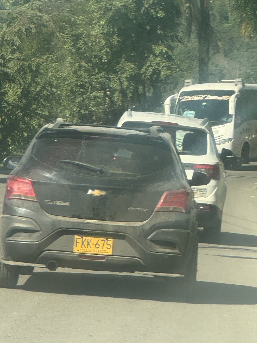 Saliendo de mesitas del colegio este carro por adelantar en línea continúa atropello un perrito, y ni siquiera paró a ver qué le pasó al animalito, no sé qué se pueda hacer con la placa con este desgraciado! #leyangel <a href="/PoliciaColombia/">Policía de Colombia</a> <a href="/MinAmbienteCo/">MinAmbiente Colombia</a> #animalistas #FKK675