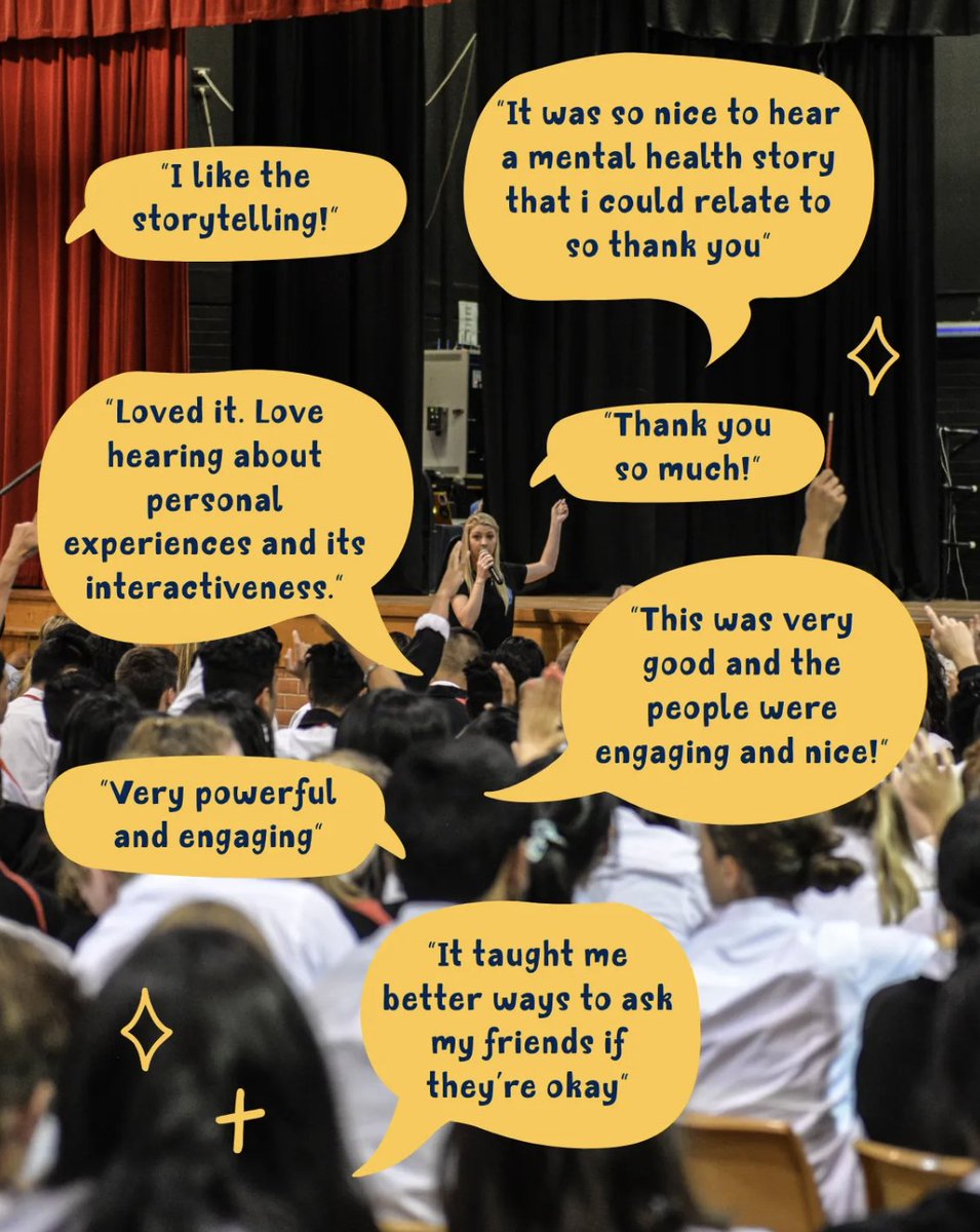 This kind of feedback reminds us exactly why we do what we do. 💬

Through safe storytelling, we equip students with the tools, language &amp; confidence to navigate mental ill-health &amp; support one another. 💙

Want batyr to come to your school? Get in touch: batyr.com.au