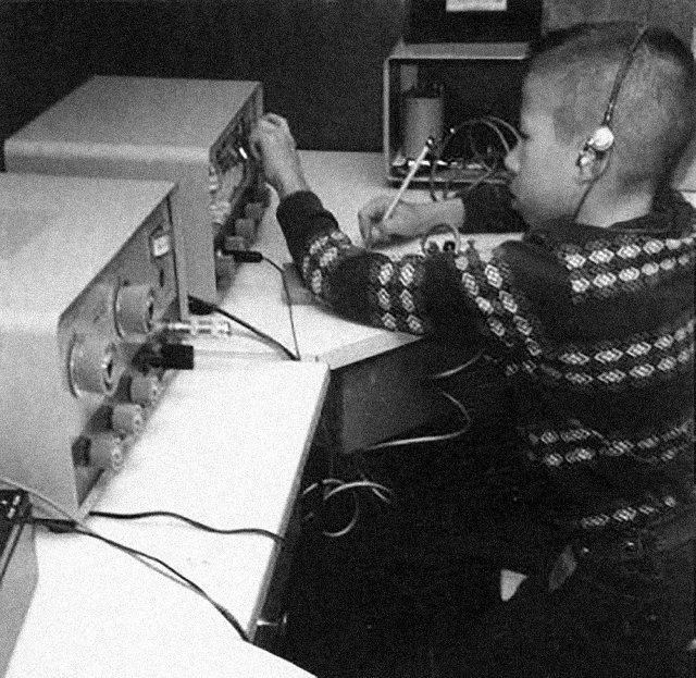 Here is a photo of a young Steve Wozniak and already into electronics building his own ham radio gear, getting his ham radio operators novice license at age 10 as WV6VLY, later upgrading to WA6BND.